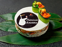 Суши-кейки: суши-кейк "пенсия"