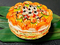 Суши-кейки: суши - торт "харакири"